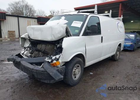 2019 Chevrolet Express 2500 Work Van from USA, damaged, VIN 1GCWGAFG7K1178260